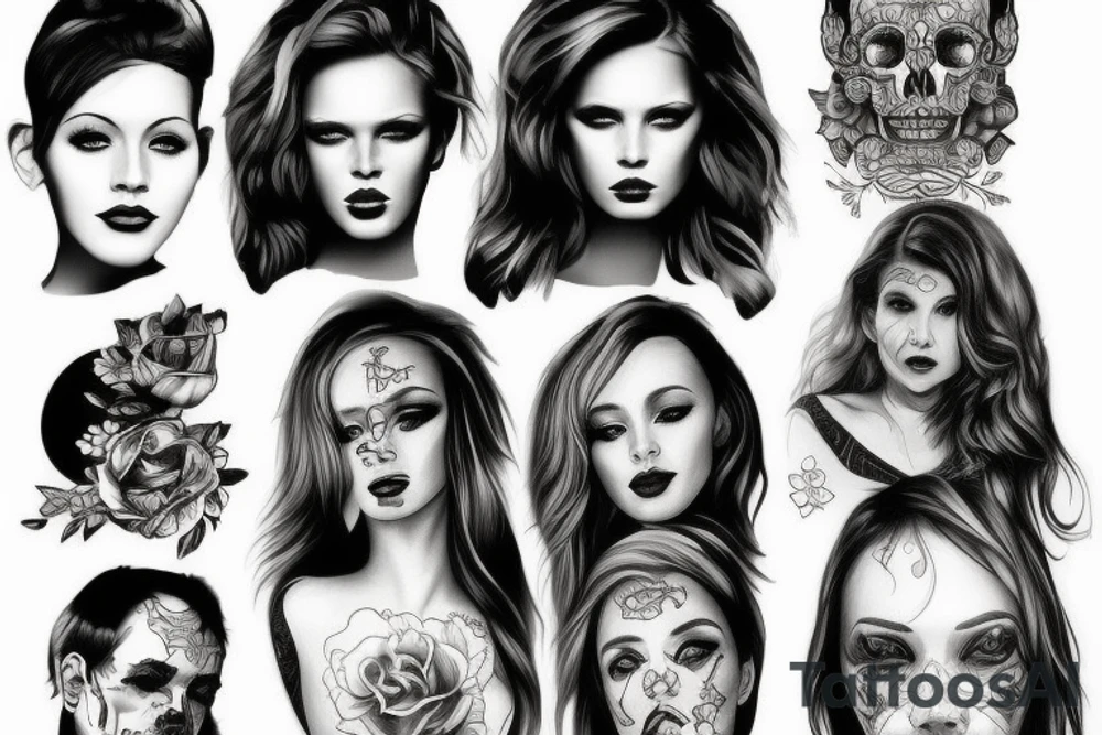 christian stensil tattoo idea