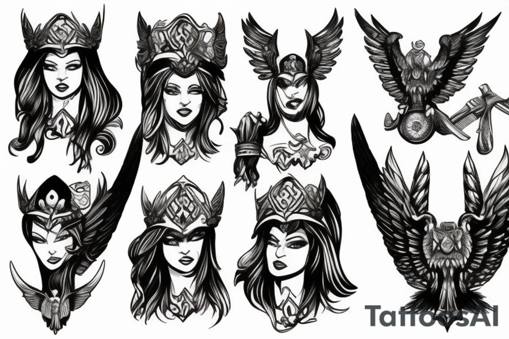 Valkyrie tattoo idea