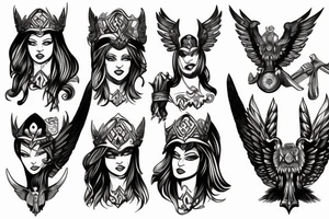 Valkyrie tattoo idea
