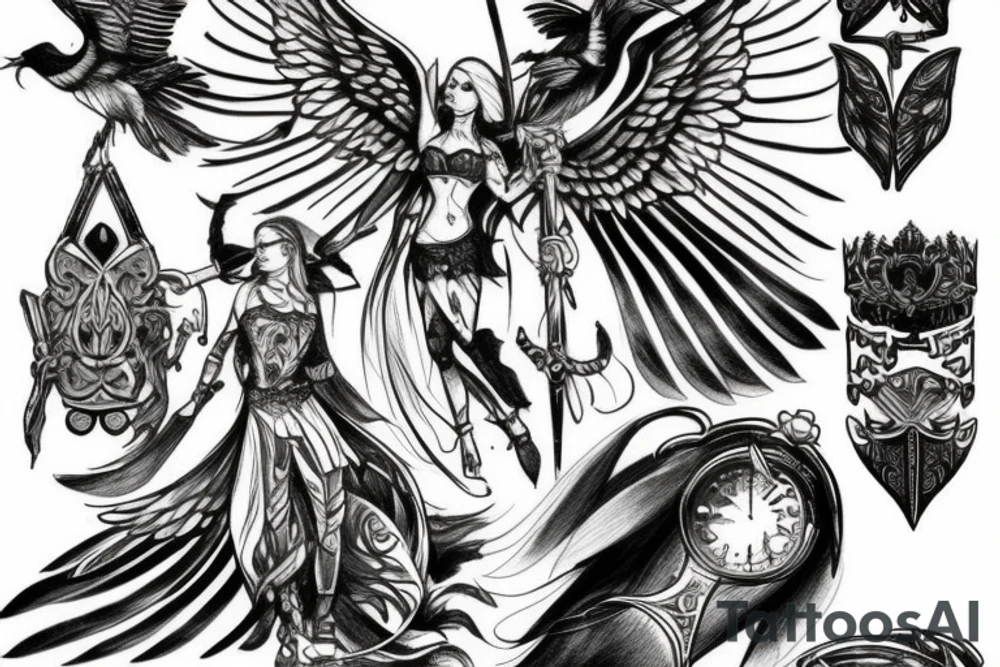 Valkyrie tattoo idea