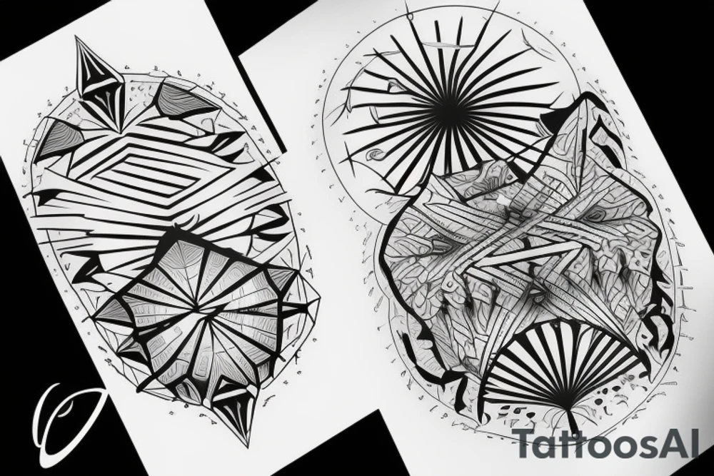 Waterfall tattoo idea