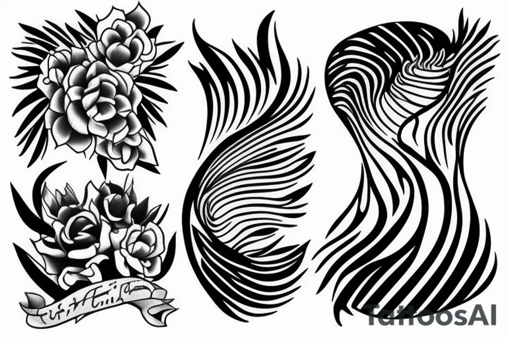 Waterfall tattoo idea