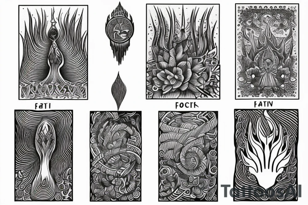 Waterfall tattoo idea