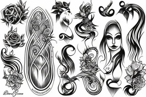 Waterfall tattoo idea