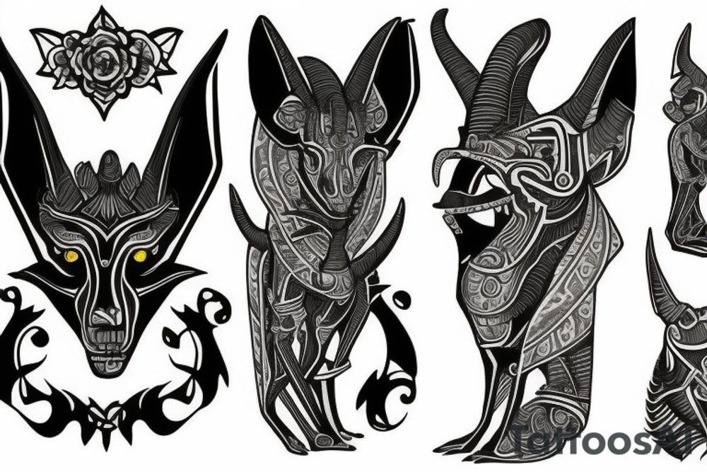 Anubis tattoo idea