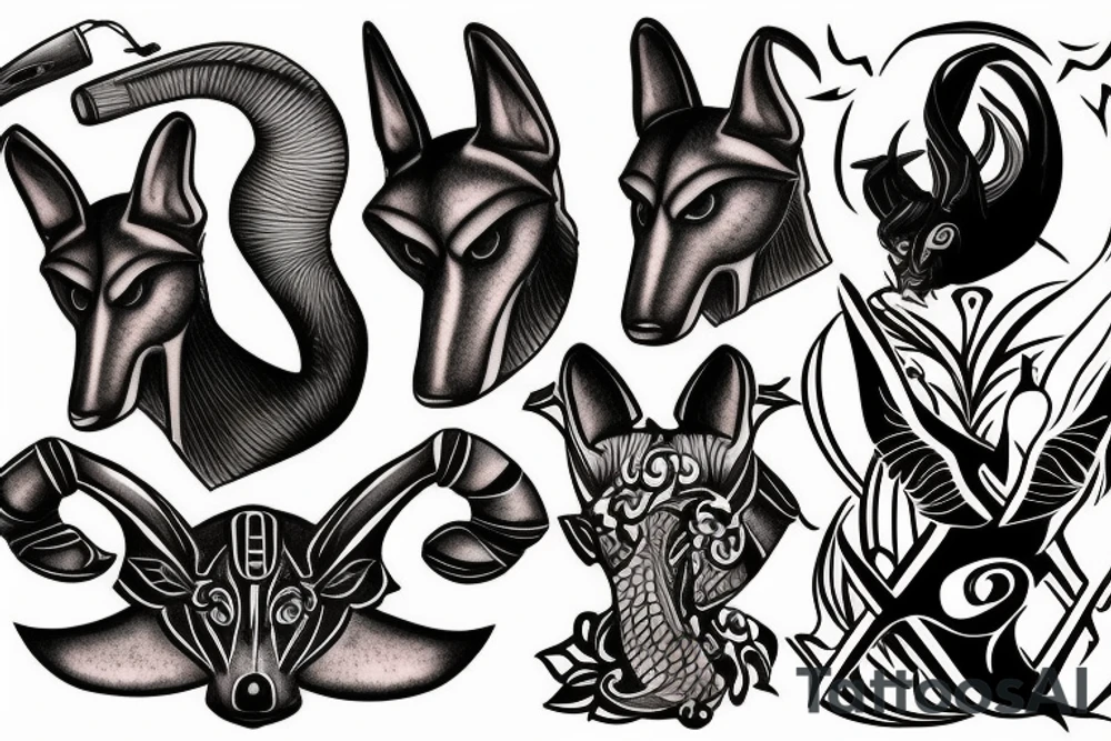 Anubis tattoo idea