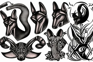 Anubis tattoo idea