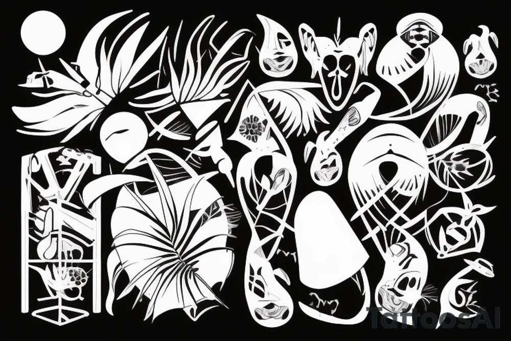 Palm mallorca party Mai 2023 tattoo idea