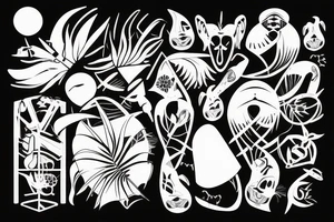 Palm mallorca party Mai 2023 tattoo idea