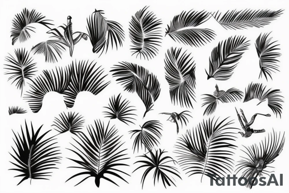 Palm mallorca party Mai 2023 tattoo idea