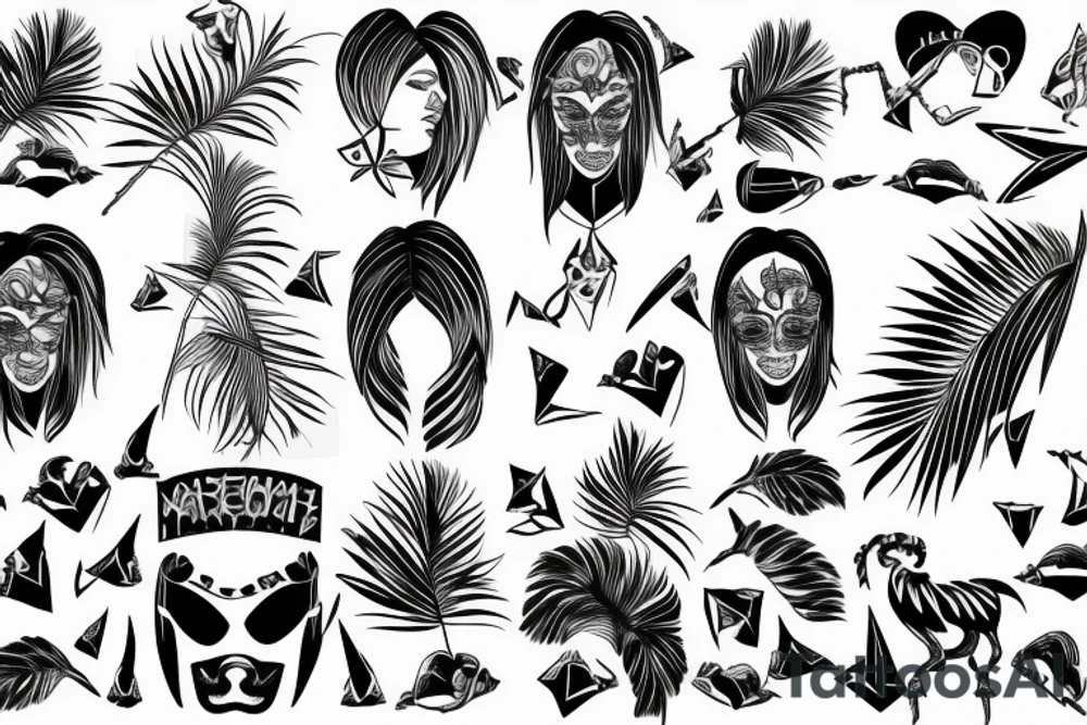 Palm mallorca party Mai 2023 tattoo idea