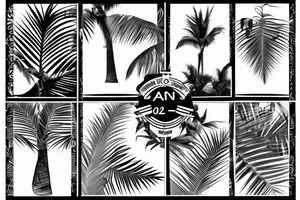 Palm party Mai 2023 tattoo idea