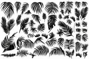 Palm party May 2023 tattoo idea