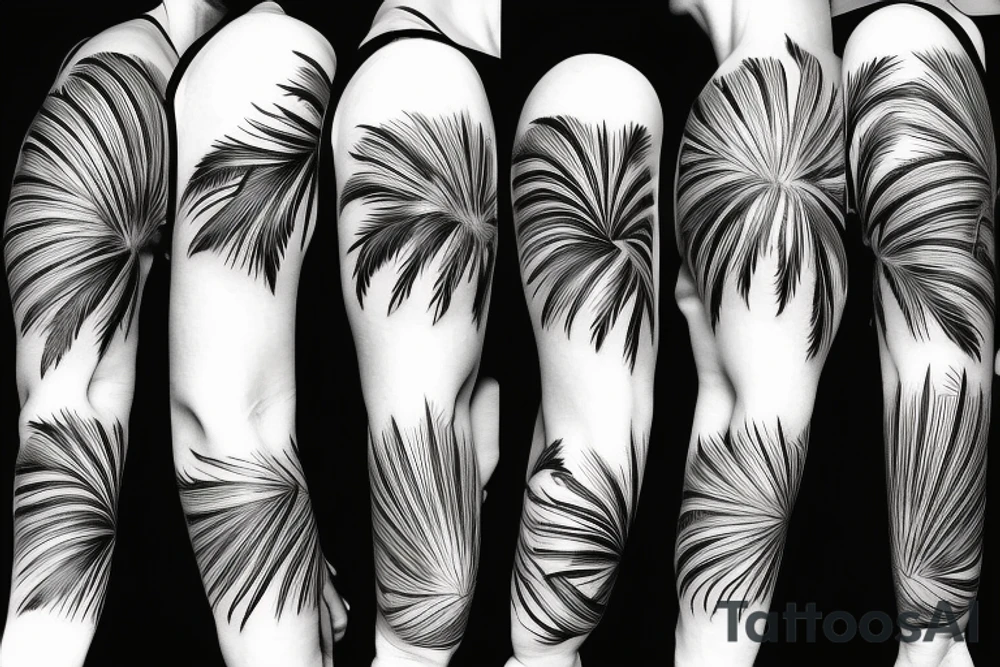 Mallorca island Palm fun tattoo idea