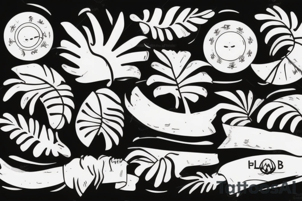 Mallorca island, Palm tattoo idea
