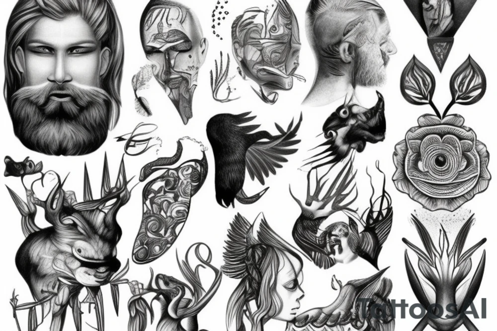 Scandinavian god tattoo idea