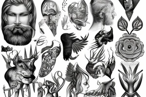 Scandinavian god tattoo idea