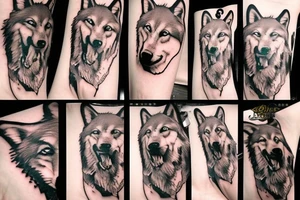 Wolf snoop dog tattoo idea