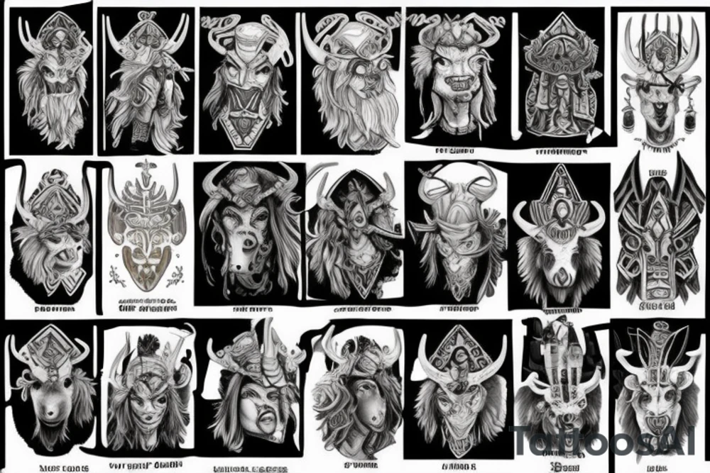 Tauren shaman tattoo idea