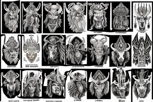 Tauren shaman tattoo idea