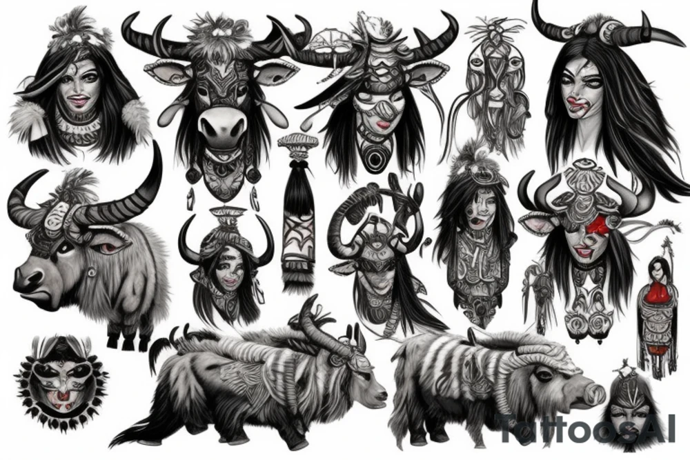 Tauren shaman tattoo idea
