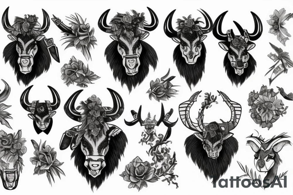 Tauren tattoo idea