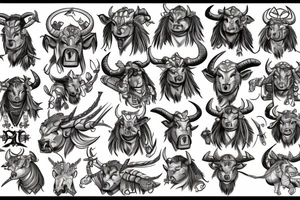 Tauren Warcraft tattoo idea