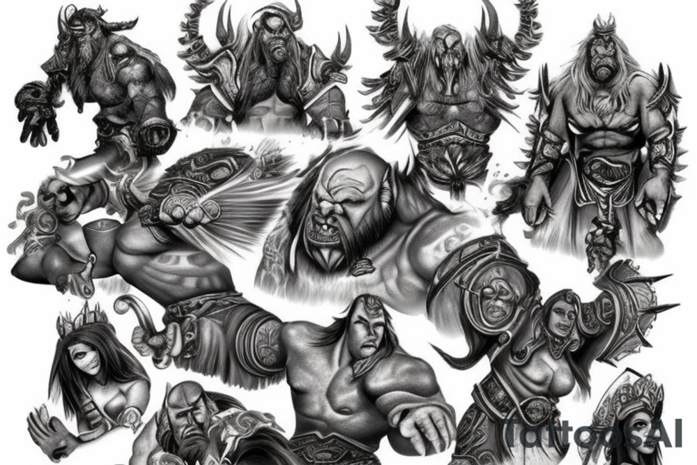 Warcraft tattoo idea