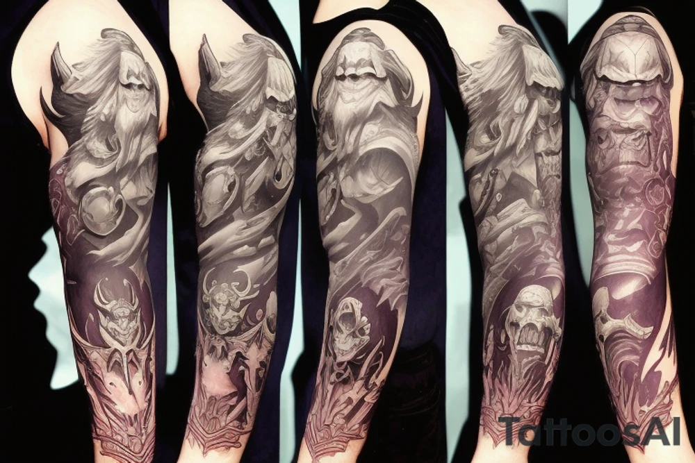 World of Warcraft sleeve tattoo idea