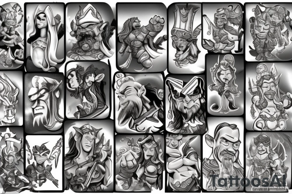 Trall warcraft tattoo idea