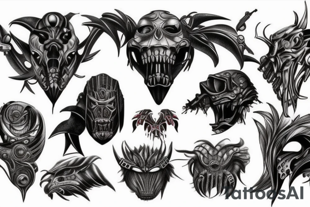 Predator tattoo idea