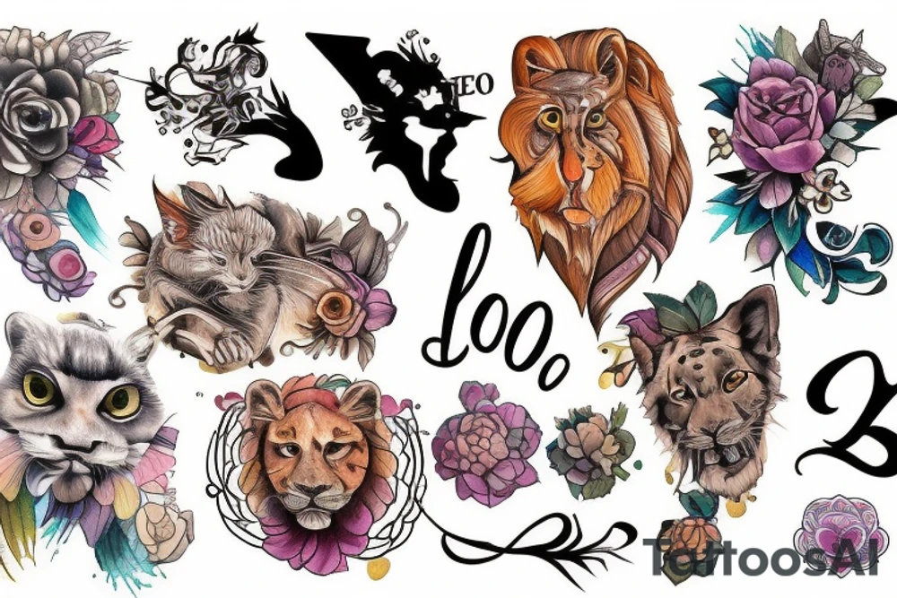 Leo tattoo idea