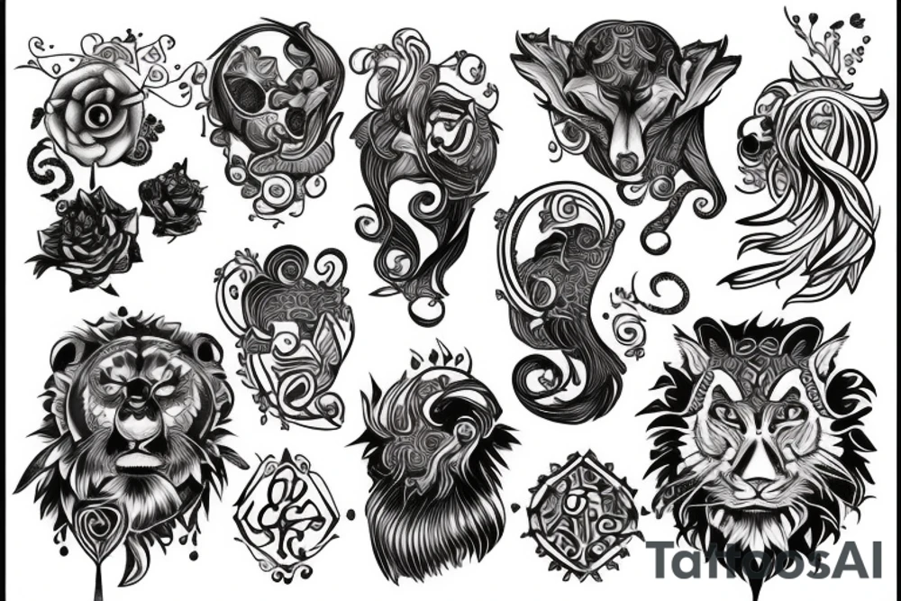 Leo tattoo idea