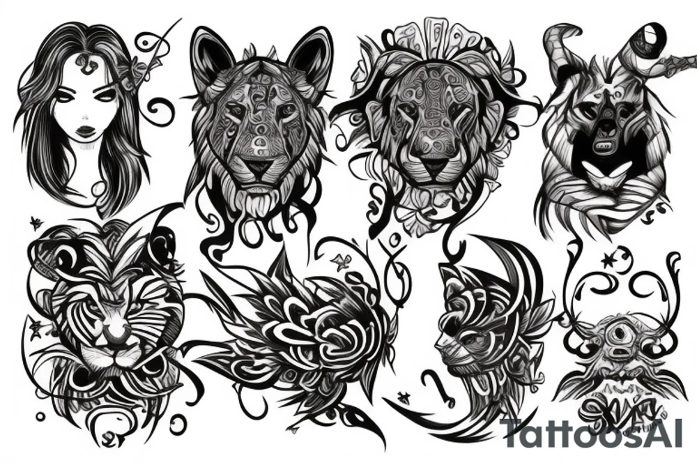 Leo tattoo idea