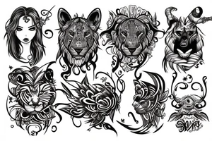 Leo tattoo idea