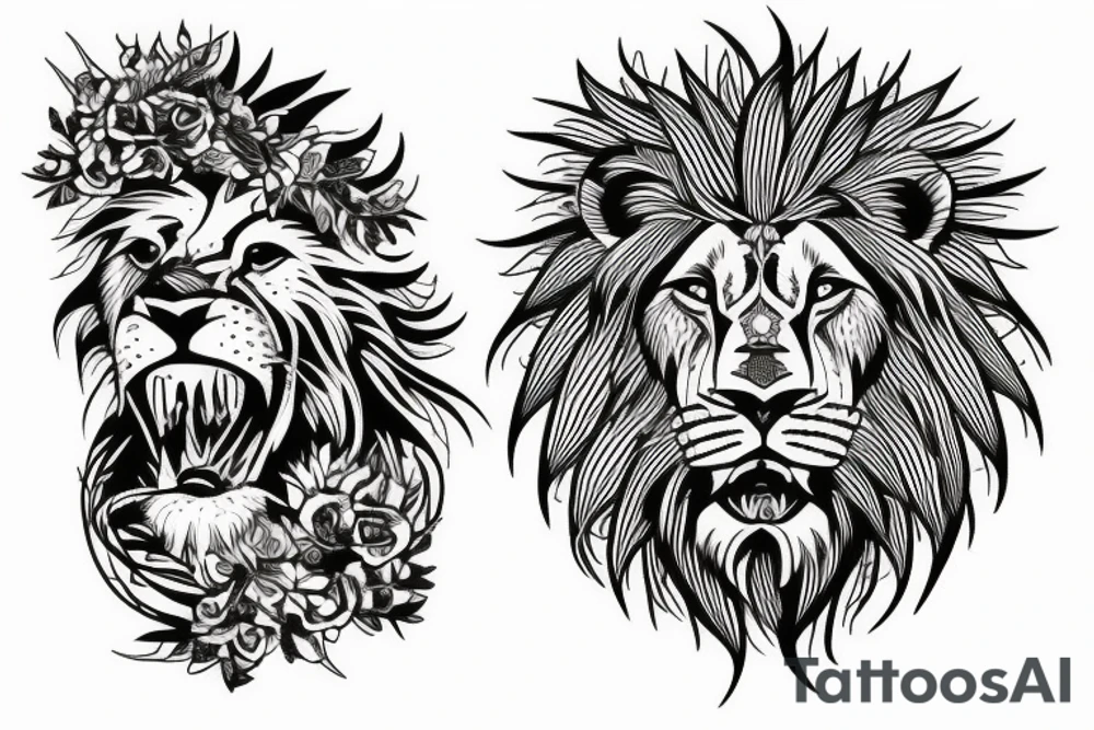 lion tattoo idea