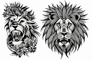 lion tattoo idea