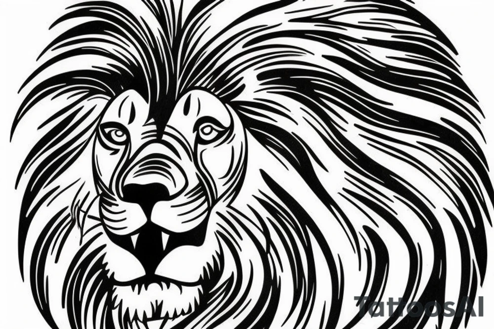 lion tattoo idea