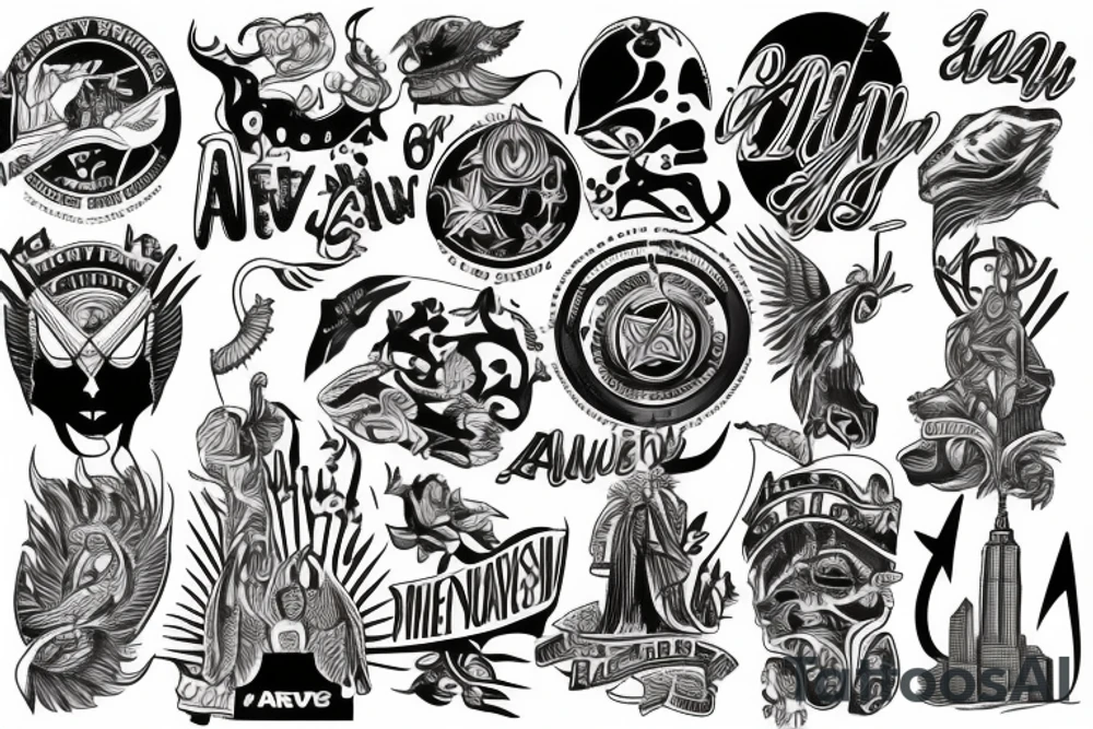 Nativ American Sun New York tattoo idea