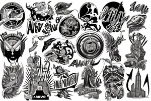 Nativ American Sun New York tattoo idea