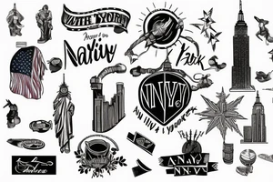Nativ American New York tattoo idea