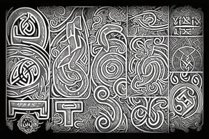 viking runes Hawaii buddhist tattoo idea