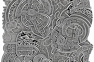viking runes Hawaii buddhist tattoo idea