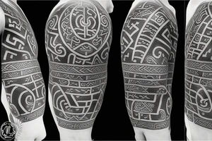 viking runes Hawaii buddhist tattoo idea