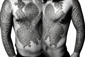 viking runes Hawaii buddhist tattoo idea