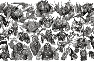 Warcraft tanos tattoo idea
