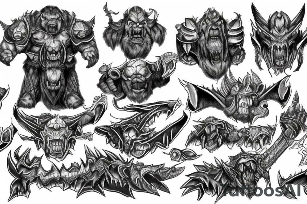 Warcraft tanos tattoo idea