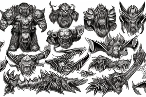 Warcraft tanos tattoo idea