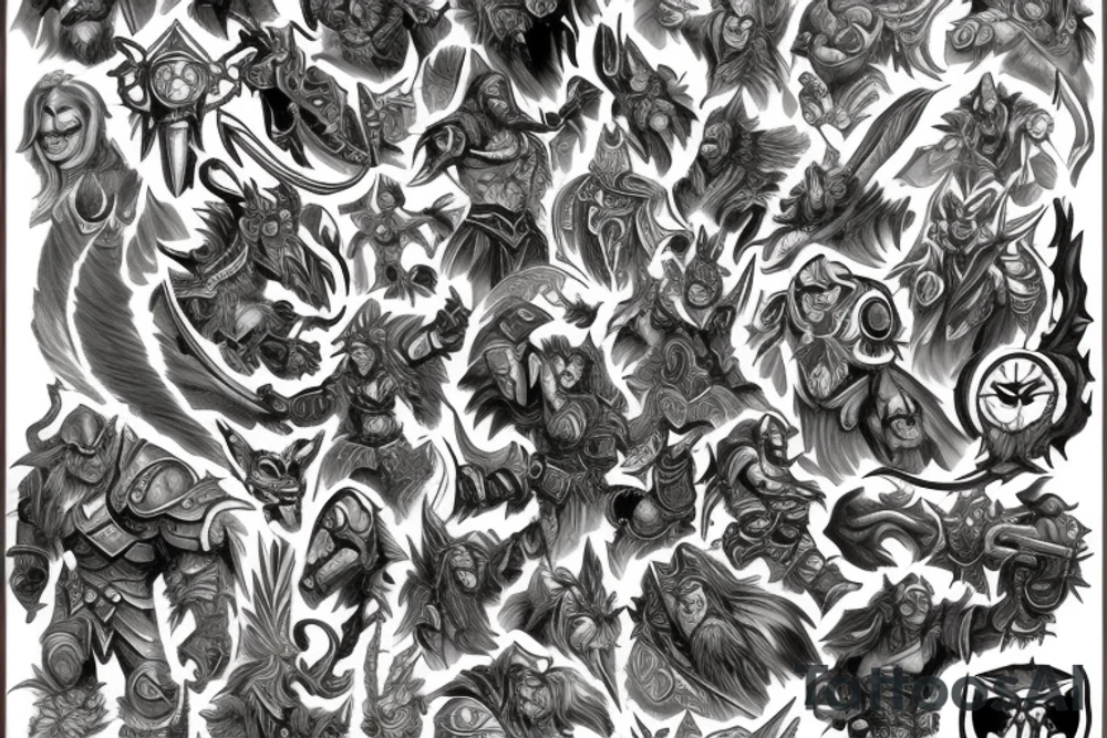 Warcraft rogue tattoo idea