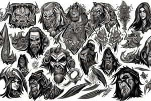 Warcraft rogue tattoo idea